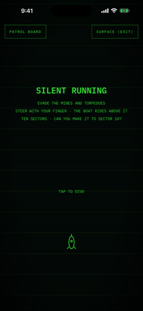 SILENT RUNNING submarine evasion gameplay